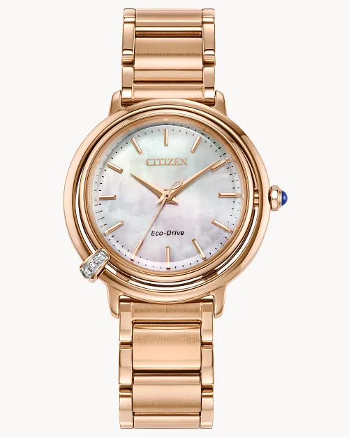 Citizen L Arcly White Dial Stainless Steel Bracelet EM1098-68D Citizen L Arcly White Dial Stainless Steel Bracelet EM1098-68D